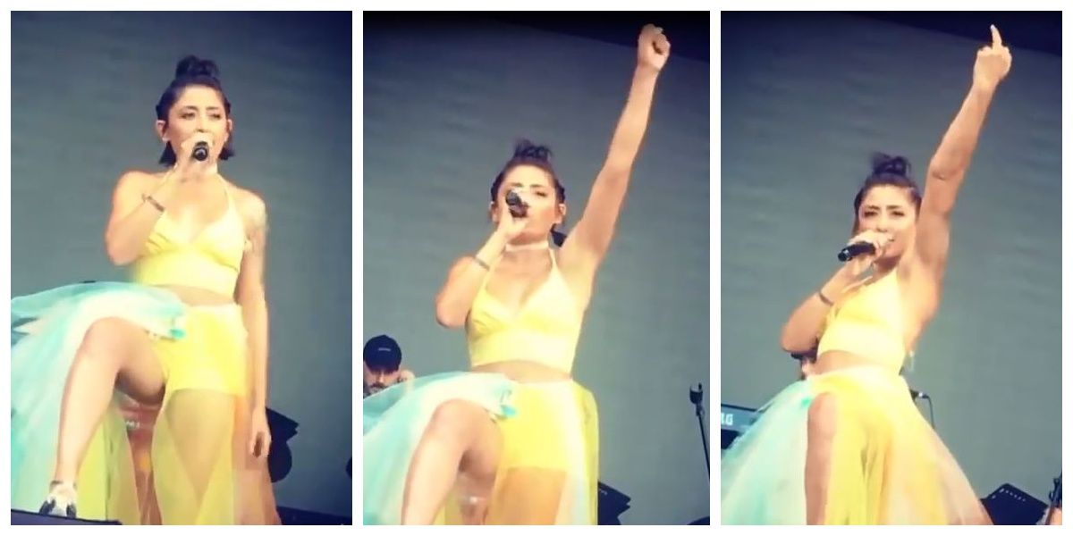 Melek Mosso auf dem Rosenfestival in Isparta