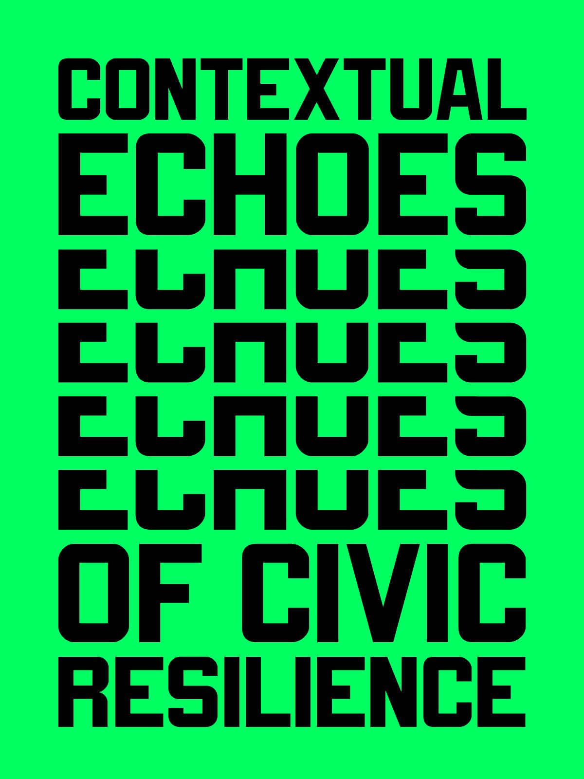 Contextual Echoes of Civic Resilience