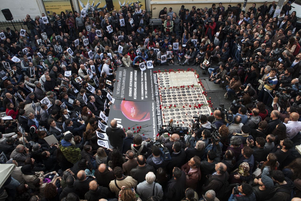 Gedenken an den Völkermord an den Armenier*innen in Istanbul&nbsp;&nbsp;(Foto&nbsp;© Saner Şen)